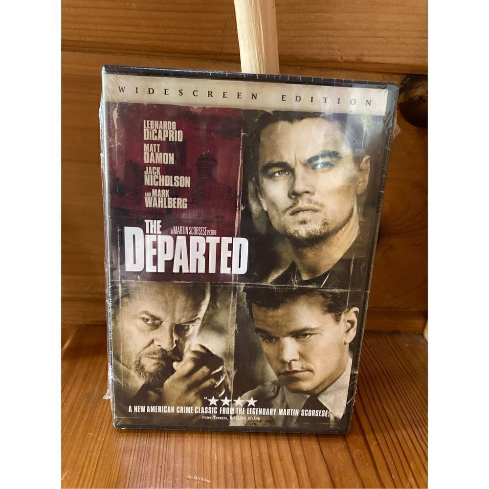 THE DEPARTED MOVIE DVD NEW IN PACKAGE RATED R WITH LEONARDO DICAPRIO